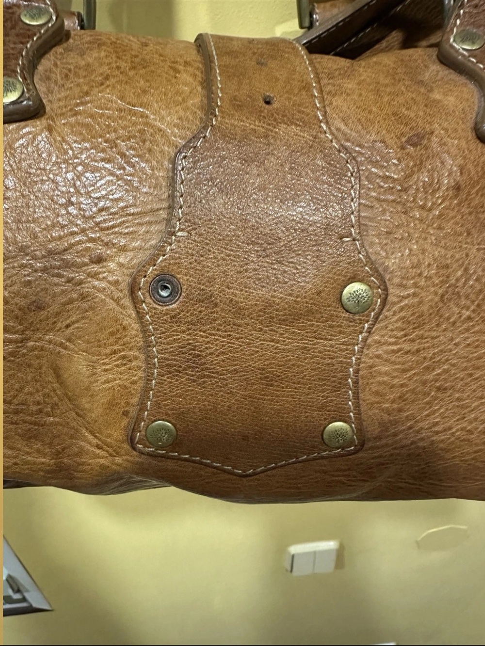 Mulberry Brown Leather Buckle Satchel - Picture 8 of 15